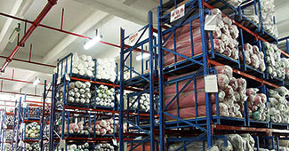 紹興客戶選擇優(yōu)化倉庫的能手-勝通面料倉庫架子