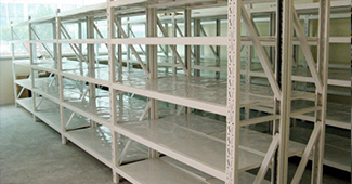 中型貨架，入駐海圣醫(yī)療器械倉(cāng)庫(kù)