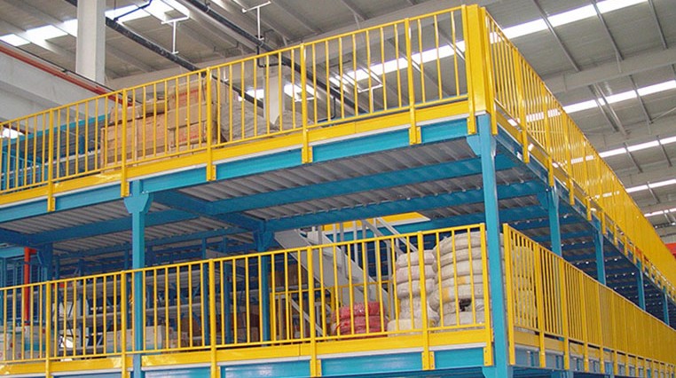 熱烈慶祝新昌縣紅利與勝通貨架訂購鋼平臺1座