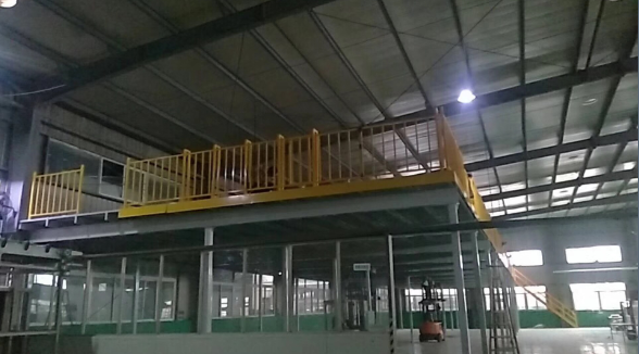 熱烈慶祝浙江八星與勝通貨架采購鋼平臺一座