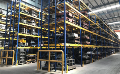 熱烈慶祝勝通貨架向合德機械交付首批價值35萬橫梁貨架現(xiàn)已安裝完畢