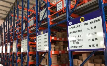 三葉機械與勝通貨架首次合作：定制一座閣樓貨架