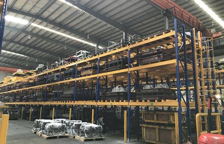 金華豐碩化妝用品重型橫梁貨架項目交付使用