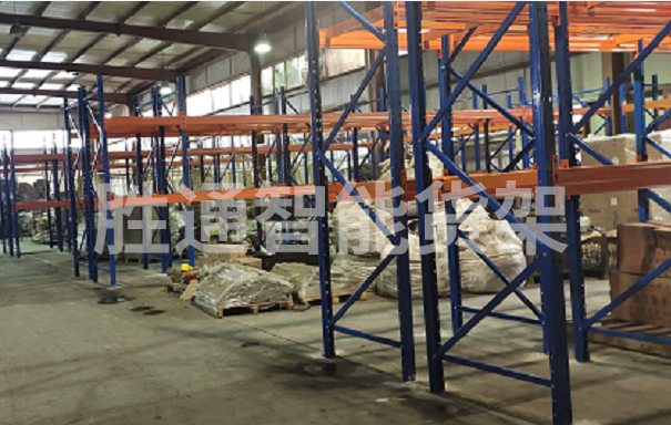 好貨架勝通造,勝通重型貨架走進榮升工業機械