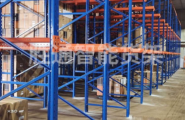 浙江中捷縫紉科技貫通貨架項(xiàng)目圓滿完工