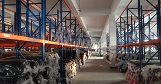 紡織企業(yè)倉(cāng)儲(chǔ)必備的面料貨架，柯橋奧莉只推薦勝通！