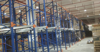勝通貫通式貨架的入駐，讓安吉富恒家具的貨物儲存能力提升近50%！