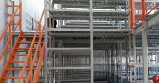 勝通閣樓貨架幫助蘭溪新奧華紡織提升倉儲(chǔ)性能，效果真的棒！