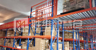 勝通閣樓貨架，讓嘉興市電氣企業(yè)倉儲量更大，物流周轉(zhuǎn)更快