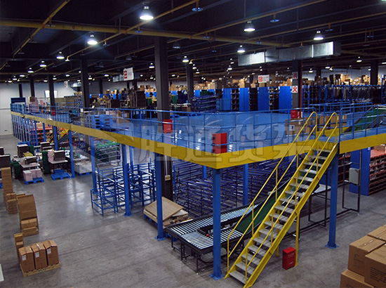 閣樓式倉(cāng)儲(chǔ)貨架的優(yōu)勢(shì)，閣樓式倉(cāng)儲(chǔ)貨架的特點(diǎn).jpg
