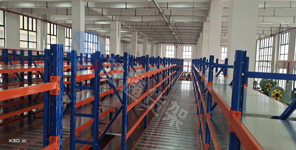 溫州豪華汽車配件閣樓貨架項目